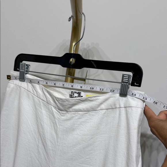 FUTURE COLLECTIVE Size 8Elegant White Women's Trousers - Picture 10 of 10